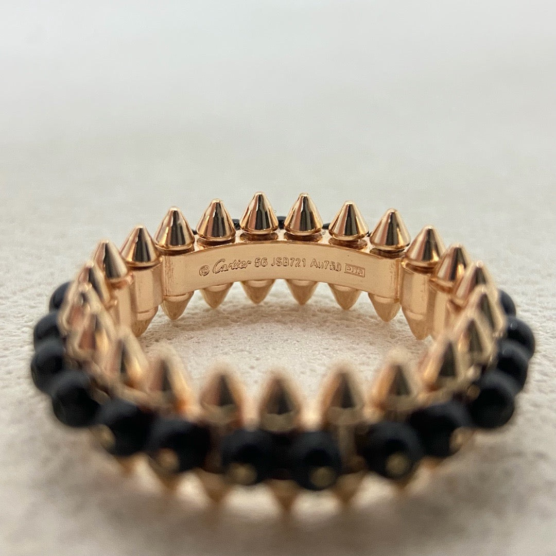 [Dawnora Jewelry]CLASH 7.9MM AGATE CHALCEDONY RING