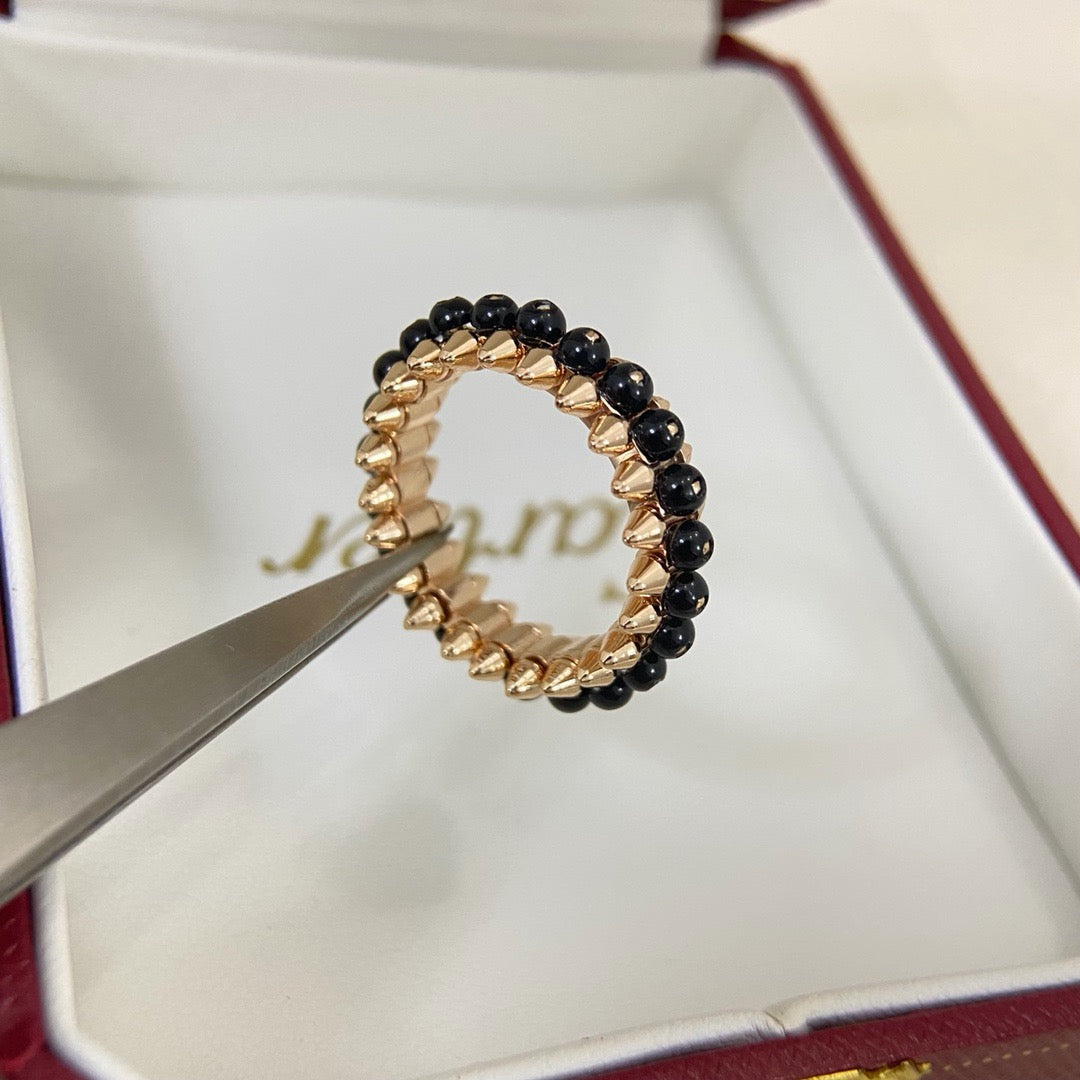 [Dawnora Jewelry]CLASH 7.9MM AGATE CHALCEDONY RING