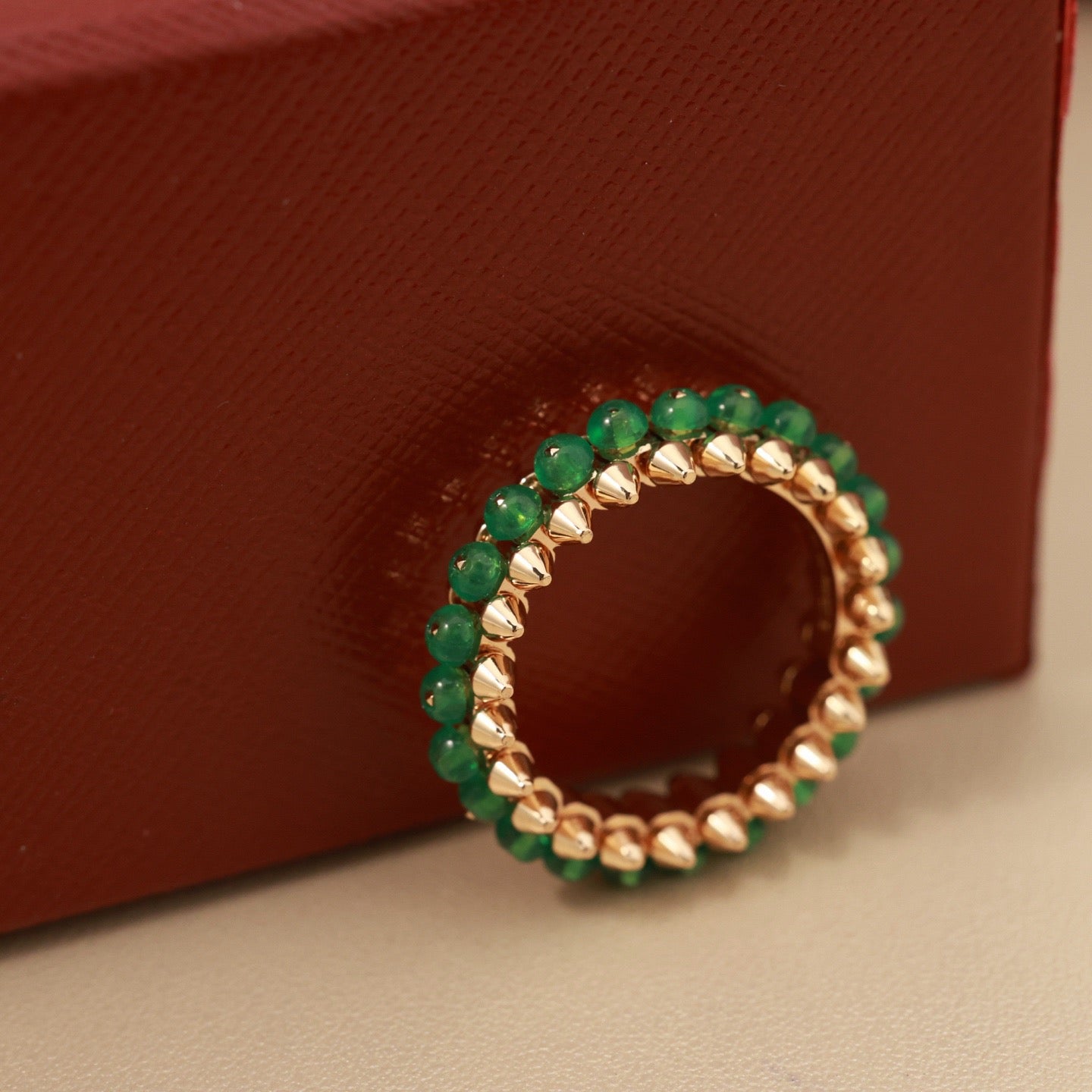 [Dawnora Jewelry]CLASH 7.9MM AGATE CHALCEDONY RING