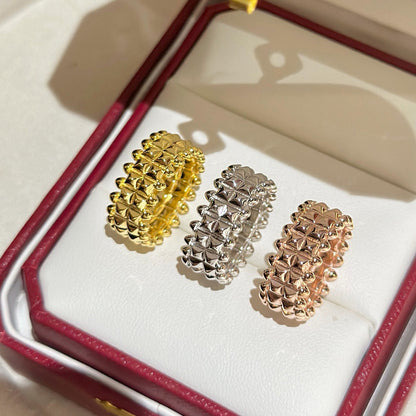 [Dawnora Jewelry]CLASH 9.2MM DOUBLE ROW RING