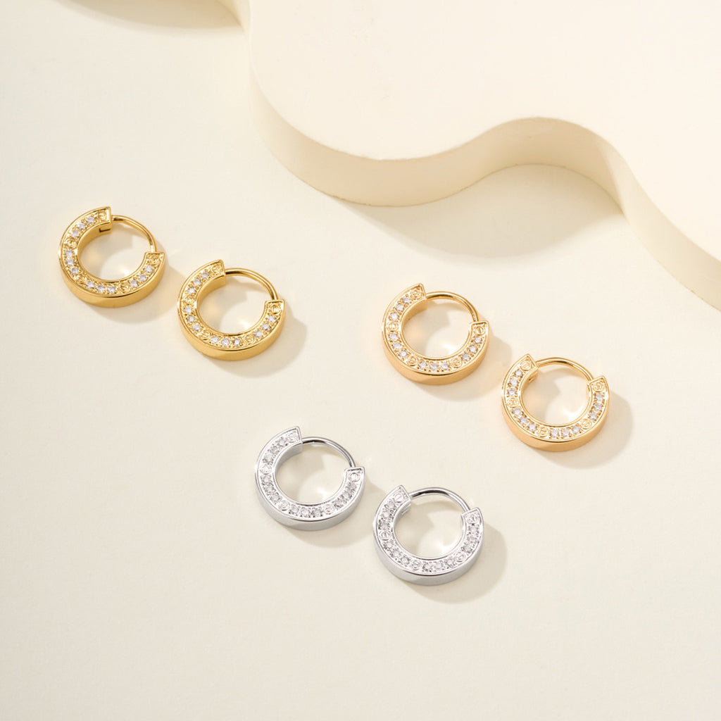 [Dawnora Jewelry]LOVE DIAMOND EARRINGS