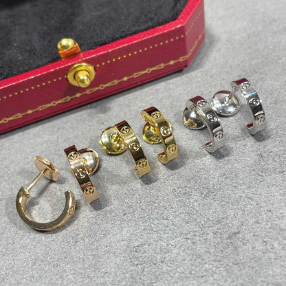 [Dawnora Jewelry]LOVE EARRINGS 2.65 MM NO DIAMOND SMALL