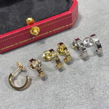 [Dawnora Jewelry]LOVE EARRINGS 2.65 MM NO DIAMOND SMALL