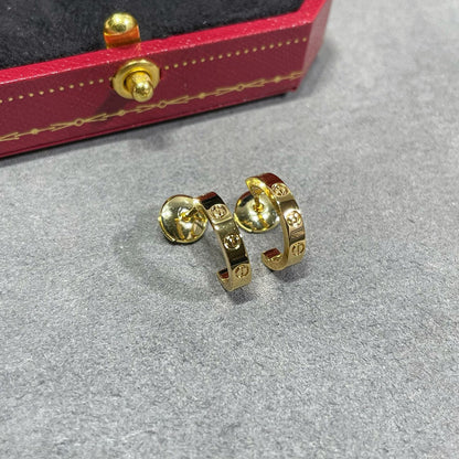 [Dawnora Jewelry]LOVE EARRINGS 2.65 MM NO DIAMOND SMALL