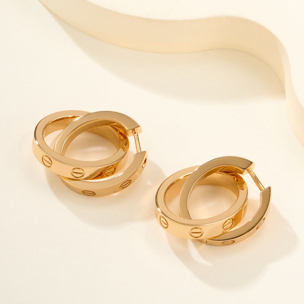 [Dawnora Jewelry]LOVE 3.3MM DANGLE EARRINGS