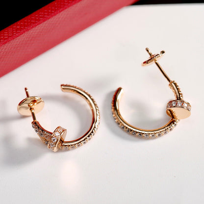[Dawnora Jewelry]JUSTE FULL DIAMOND SMALL EARRINGS