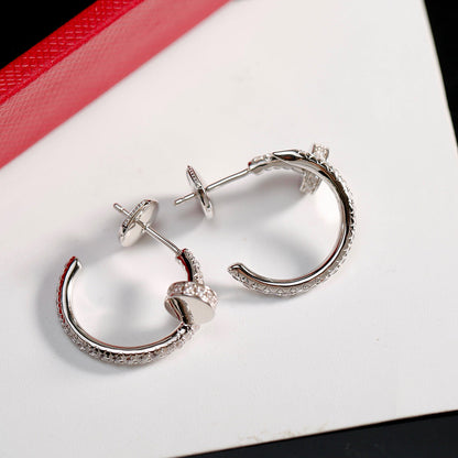 [Dawnora Jewelry]JUSTE FULL DIAMOND SMALL EARRINGS