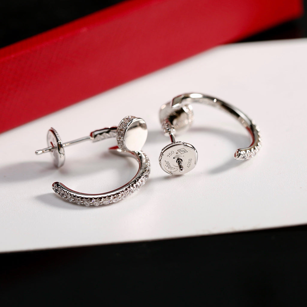[Dawnora Jewelry]JUSTE FULL DIAMOND SMALL EARRINGS