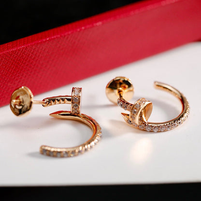 [Dawnora Jewelry]JUSTE FULL DIAMOND SMALL EARRINGS