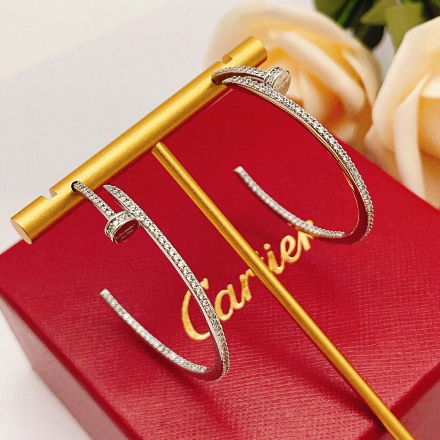[Dawnora Jewelry]JUSTE FULL DIAMOND LARGE EARRINGS