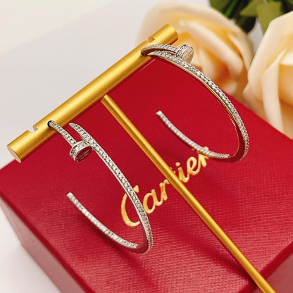 [Dawnora Jewelry]JUSTE FULL DIAMOND LARGE EARRINGS