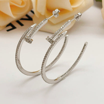 [Dawnora Jewelry]JUSTE FULL DIAMOND LARGE EARRINGS