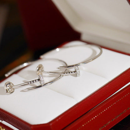 [Dawnora Jewelry]JUSTE HALF DIAMOND LARGE EARRINGS