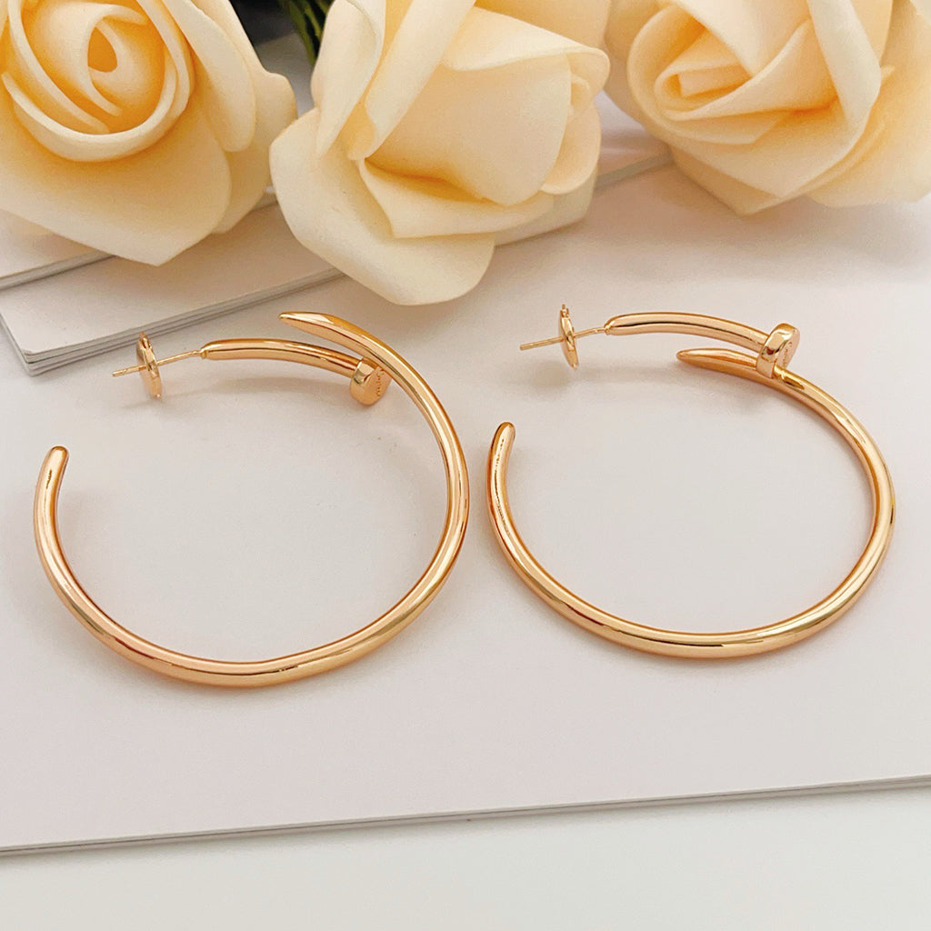 [Dawnora Jewelry]JUSTE NO DIAMOND LARGE EARRINGS