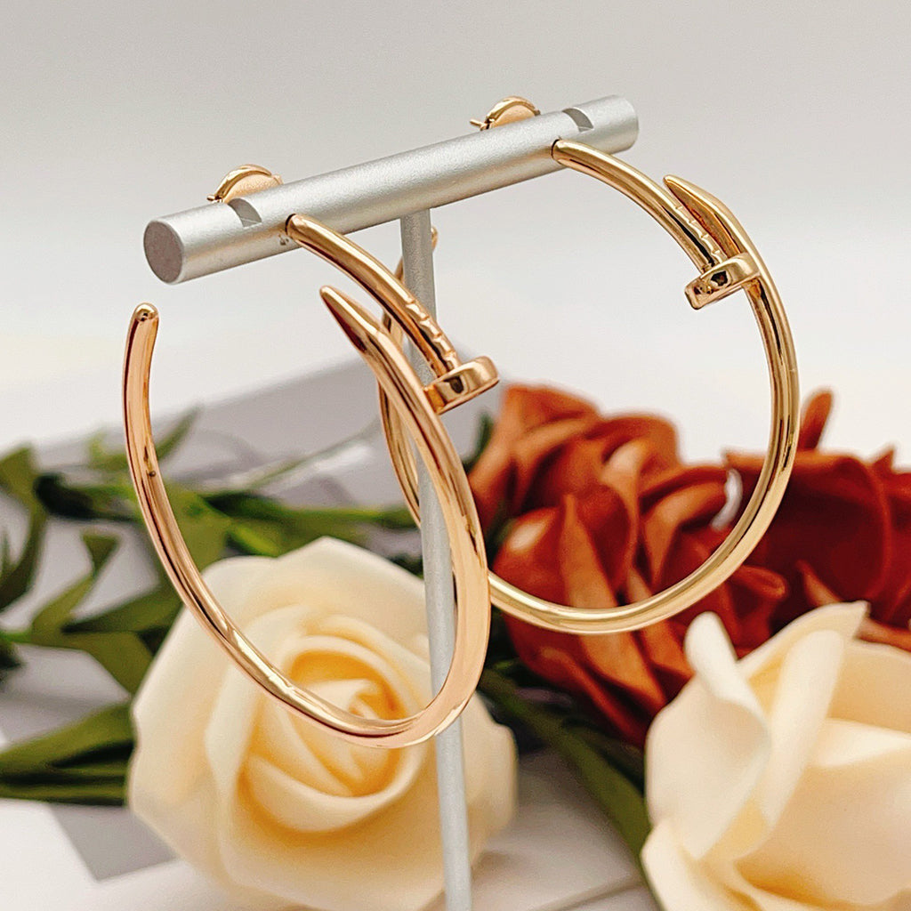 [Dawnora Jewelry]JUSTE NO DIAMOND LARGE EARRINGS