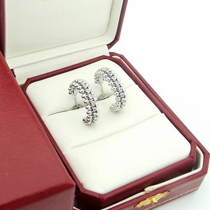 [Dawnora Jewelry]CLASH FULL DIAMOND MEDIUM EARRINGS