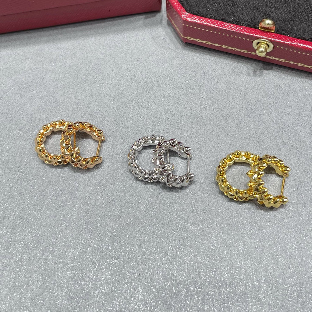 [Dawnora Jewelry]CLASH MINI HOOP EARRINGS
