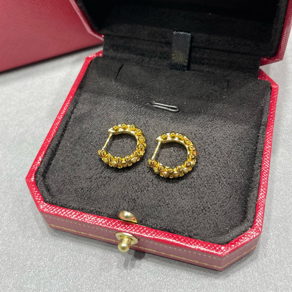 [Dawnora Jewelry]CLASH MINI HOOP EARRINGS