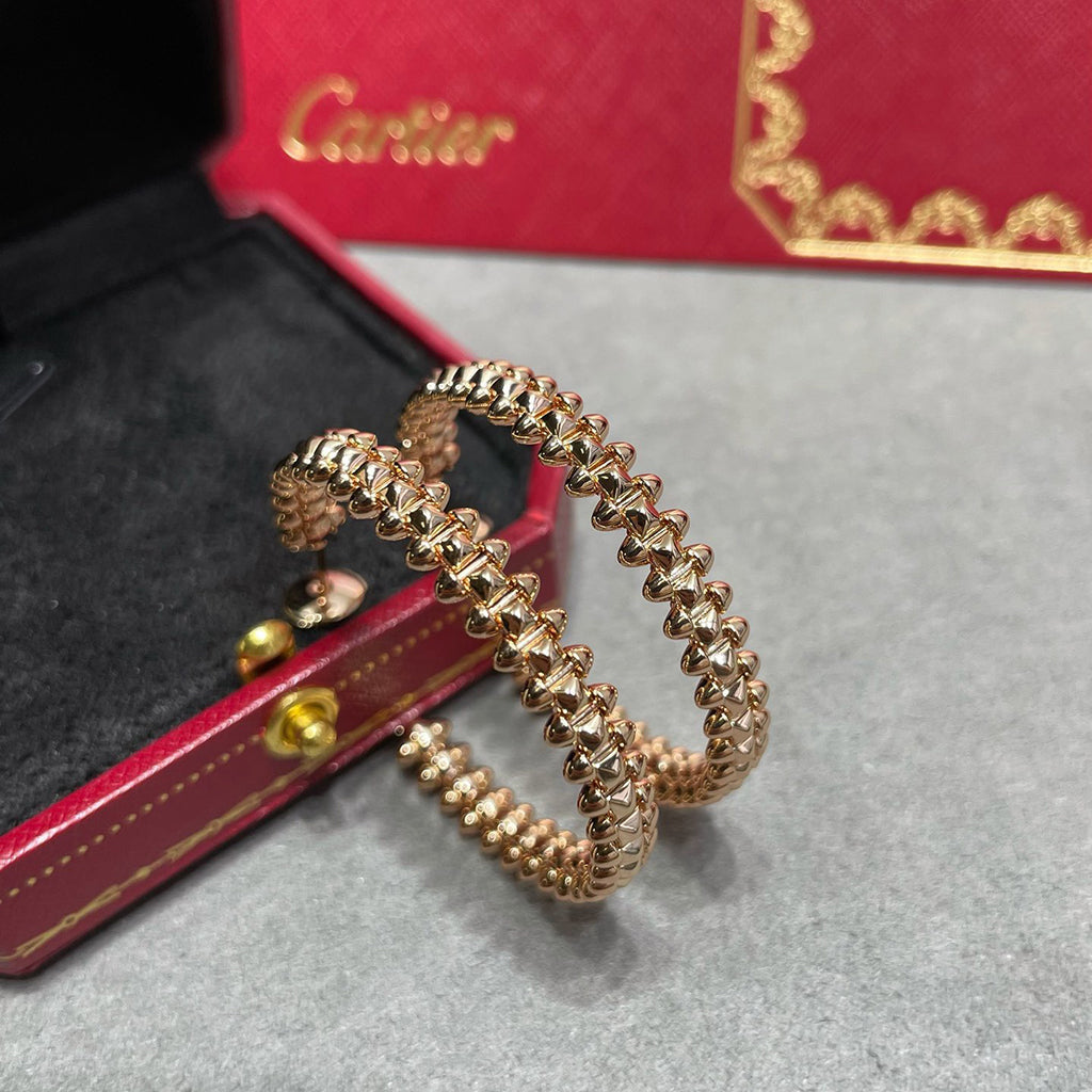 [Dawnora Jewelry]CLASH HOOP LARGE EARRINGS