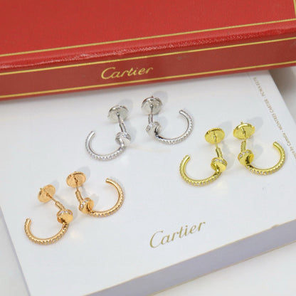 [Dawnora Jewelry]JUSTE FULL DIAMOND DOUBLE EARRINGS