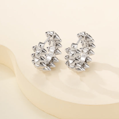 [Dawnora Jewelry]CLASH MINI HOOP EARRINGS