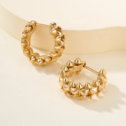 [Dawnora Jewelry]CLASH MINI HOOP EARRINGS