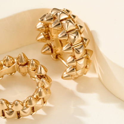 [Dawnora Jewelry]CLASH MINI HOOP EARRINGS