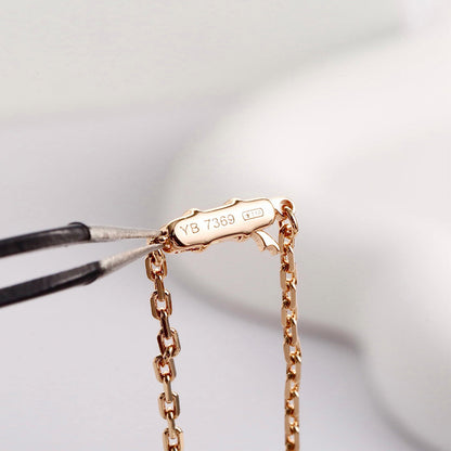 [Dawnora Jewelry]LOVE NECKLACE 16MM  FULL DIAMOND