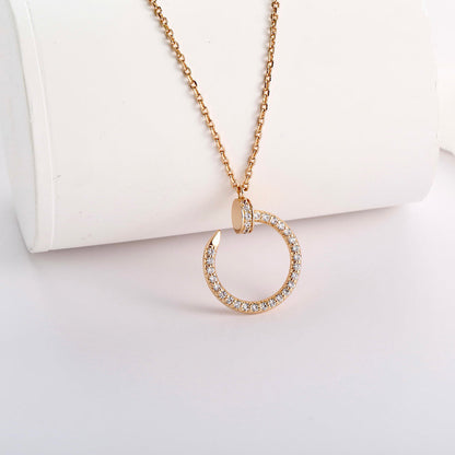 [Dawnora Jewelry]JUSTE NECKLACE FULL DIAMOND