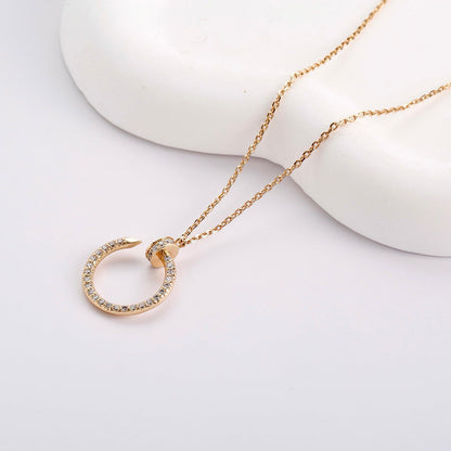 [Dawnora Jewelry]JUSTE NECKLACE FULL DIAMOND
