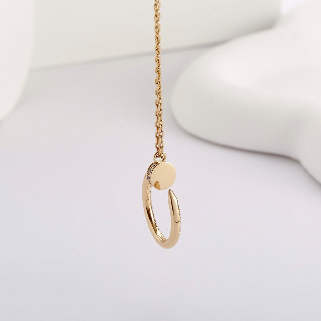 [Dawnora Jewelry]JUSTE NECKLACE FULL DIAMOND