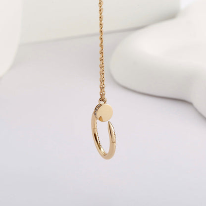 [Dawnora Jewelry]JUSTE NECKLACE FULL DIAMOND