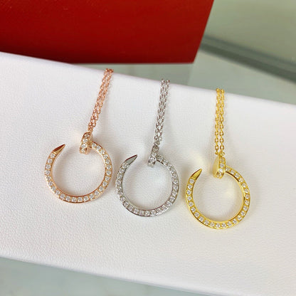 [Dawnora Jewelry]JUSTE NECKLACE FULL DIAMOND