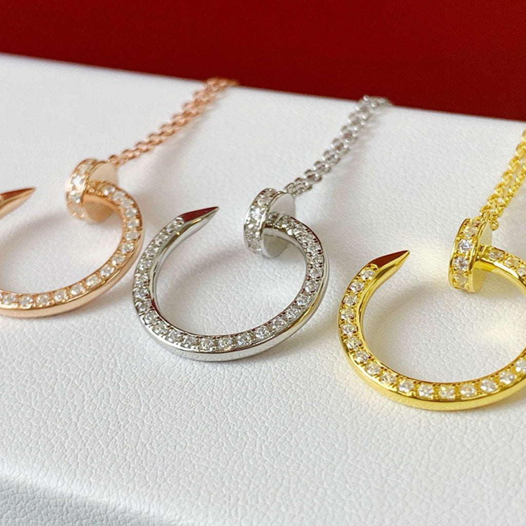 [Dawnora Jewelry]JUSTE NECKLACE FULL DIAMOND