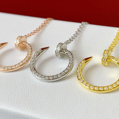 [Dawnora Jewelry]JUSTE NECKLACE FULL DIAMOND