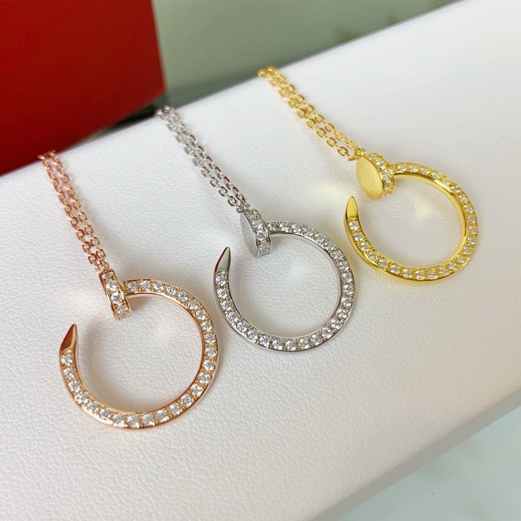 [Dawnora Jewelry]JUSTE NECKLACE FULL DIAMOND