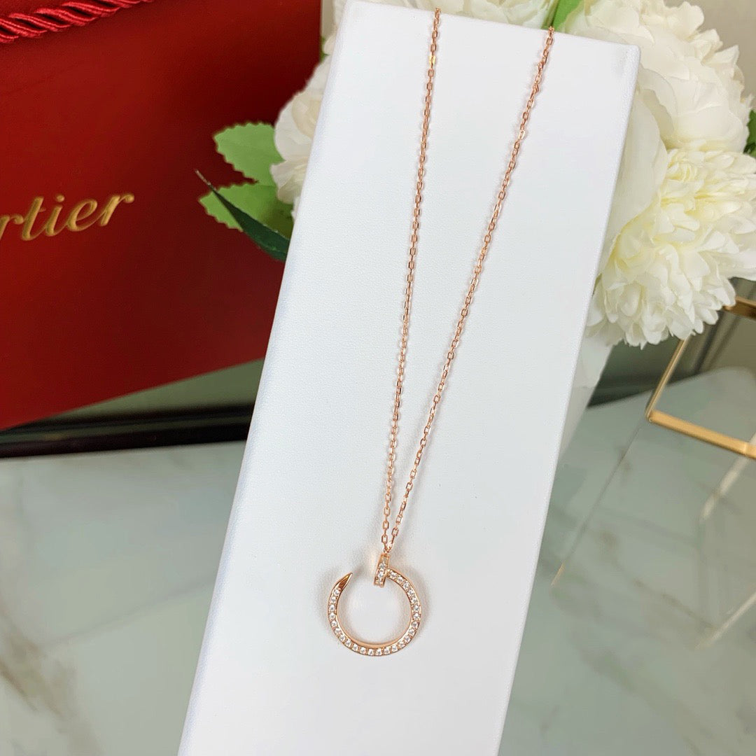 [Dawnora Jewelry]JUSTE NECKLACE FULL DIAMOND