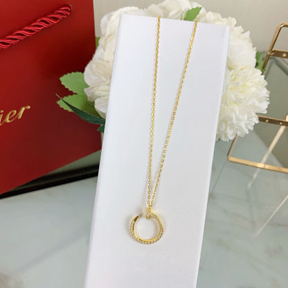 [Dawnora Jewelry]JUSTE NECKLACE FULL DIAMOND