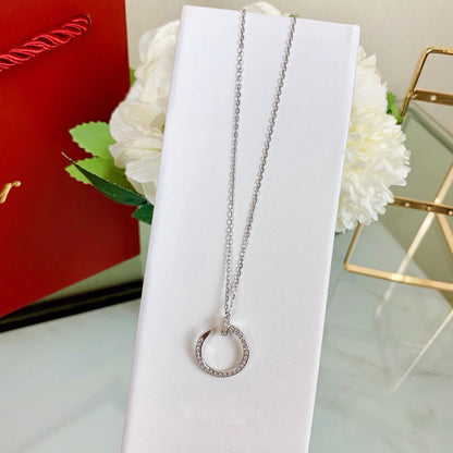 [Dawnora Jewelry]JUSTE NECKLACE FULL DIAMOND