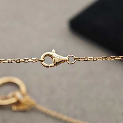 [Dawnora Jewelry]JUSTE NECKLACE HALF DIAMOND