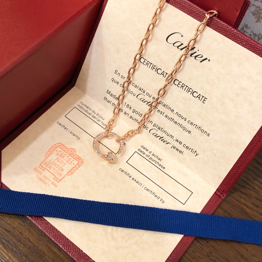 [Dawnora Jewelry]JUSTE NECKLACE FULL DIAMONDS