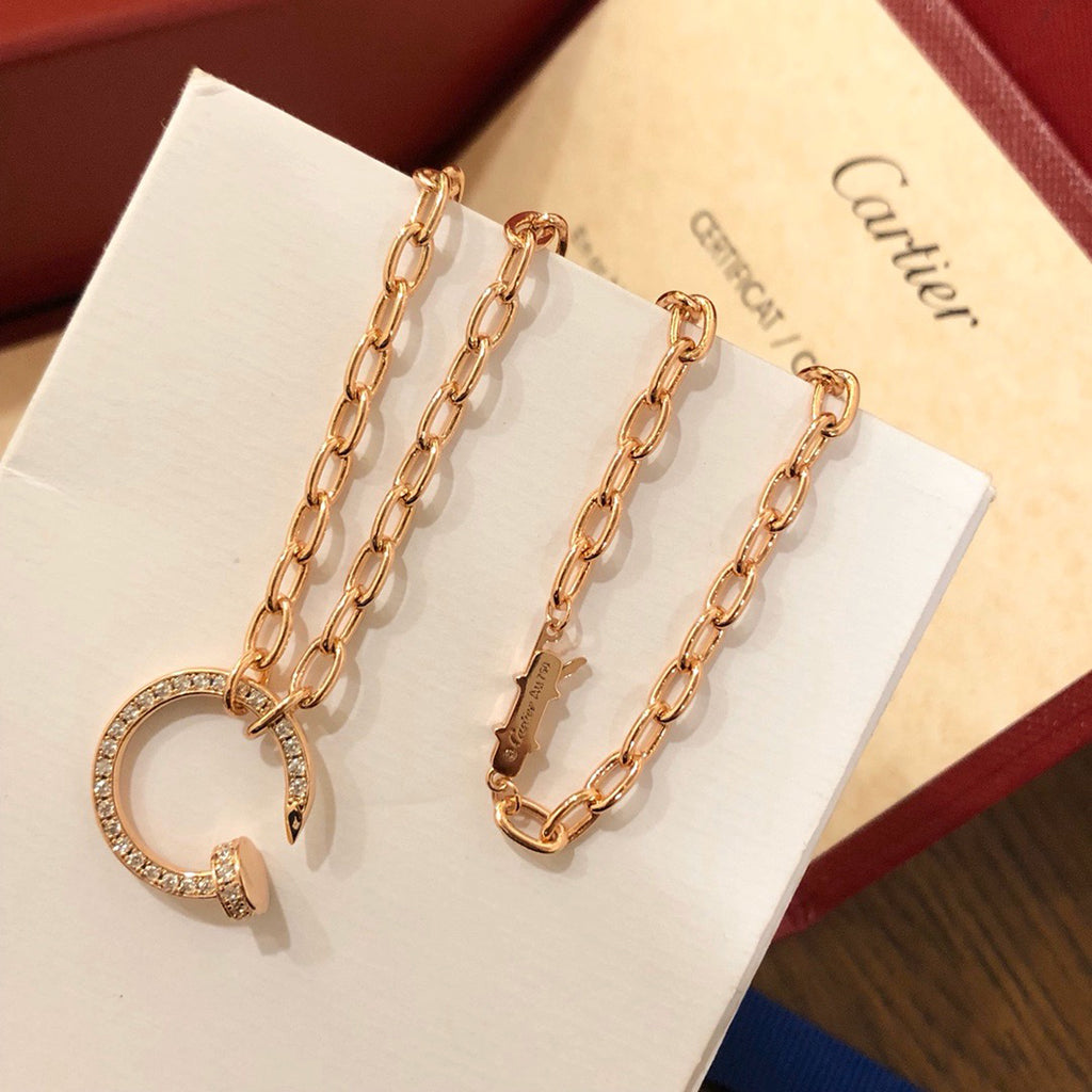 [Dawnora Jewelry]JUSTE NECKLACE FULL DIAMONDS