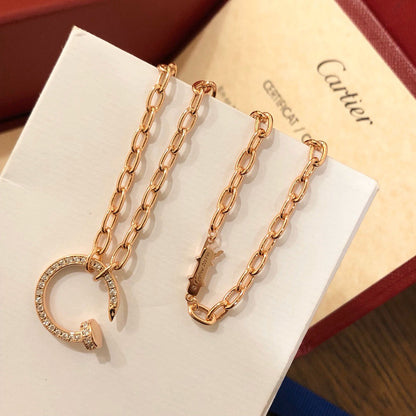 [Dawnora Jewelry]JUSTE NECKLACE FULL DIAMONDS
