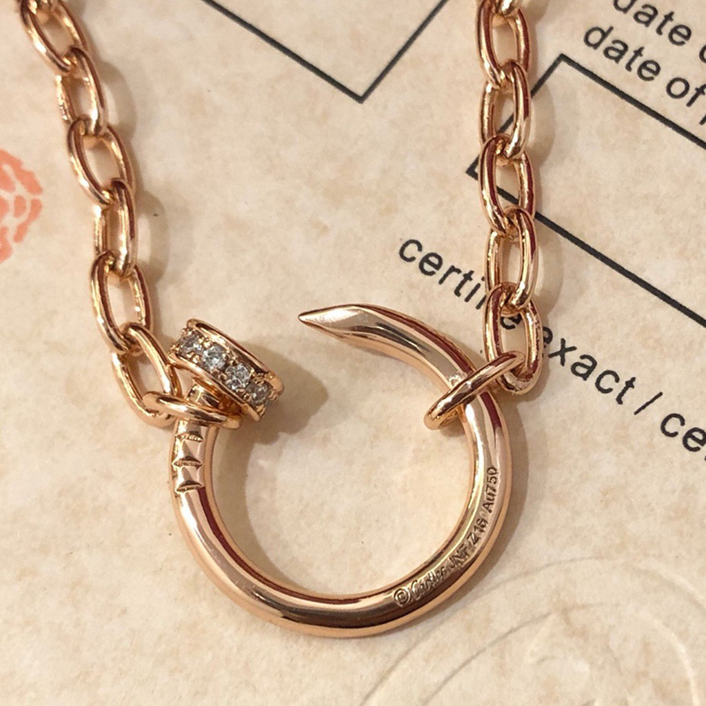[Dawnora Jewelry]JUSTE NECKLACE FULL DIAMONDS