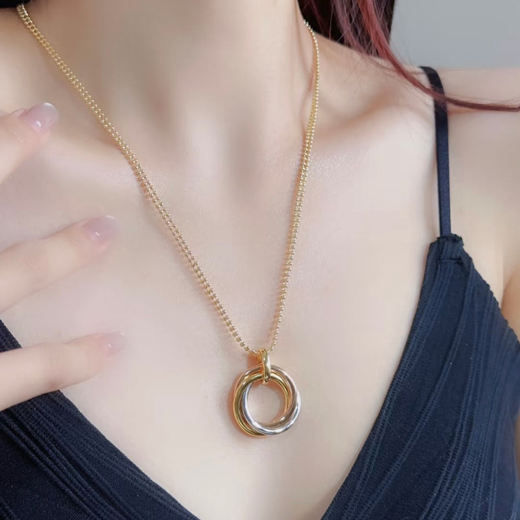 [Dawnora Jewelry]TRINITY LARGE NECKLACE