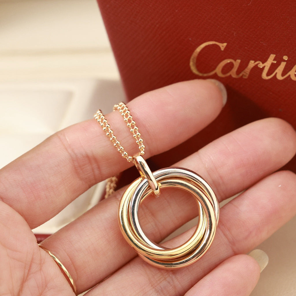 [Dawnora Jewelry]TRINITY LARGE NECKLACE