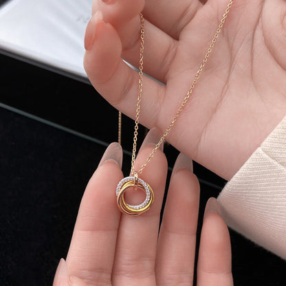 [Dawnora Jewelry]TRINITY SMALL NECKLACE