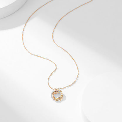 [Dawnora Jewelry]TRINITY SMALL NECKLACE