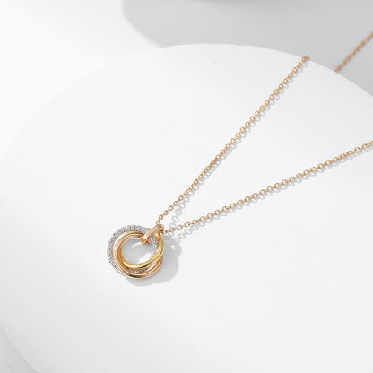 [Dawnora Jewelry]TRINITY SMALL NECKLACE