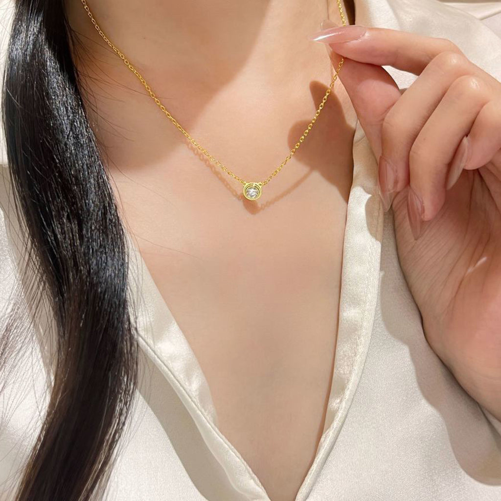 [Dawnora Jewelry]DAMOUR DIAMOND NECKLACE